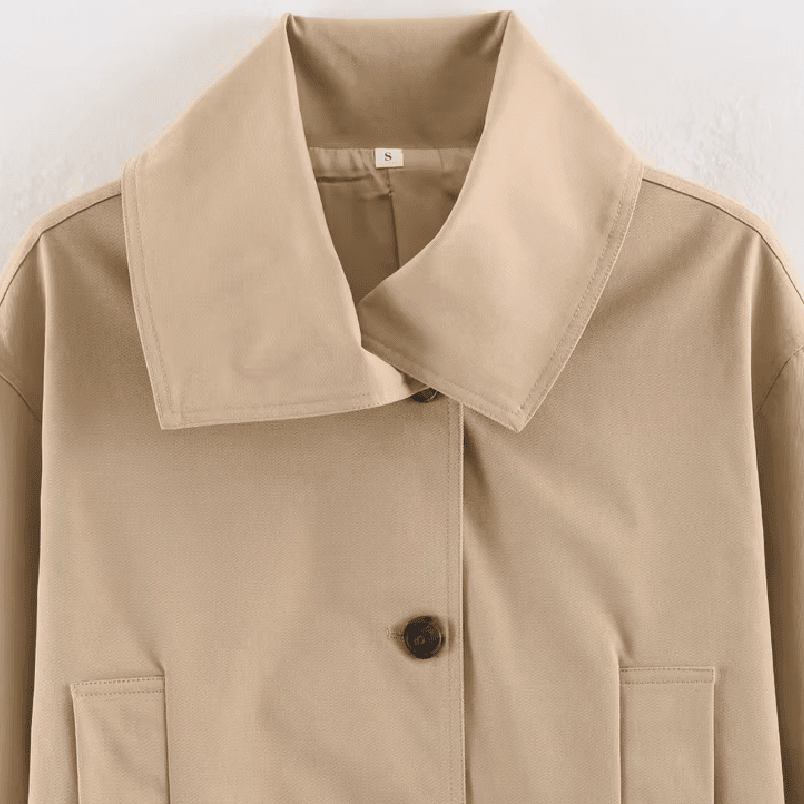 SOKYND Jenny Asymmetric Belted Trench Coat Coats & JacketsSOKYND-748439-BEI-S-59607BeigeS