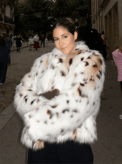 SOKYND Josephine Leopard Faux Fur Coat Coats & Jacketshu1767625273836626982White LeopardXS