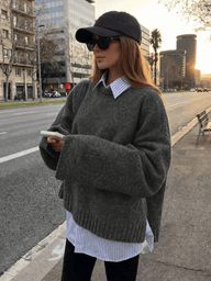 Lara Pull Tricot Côtes