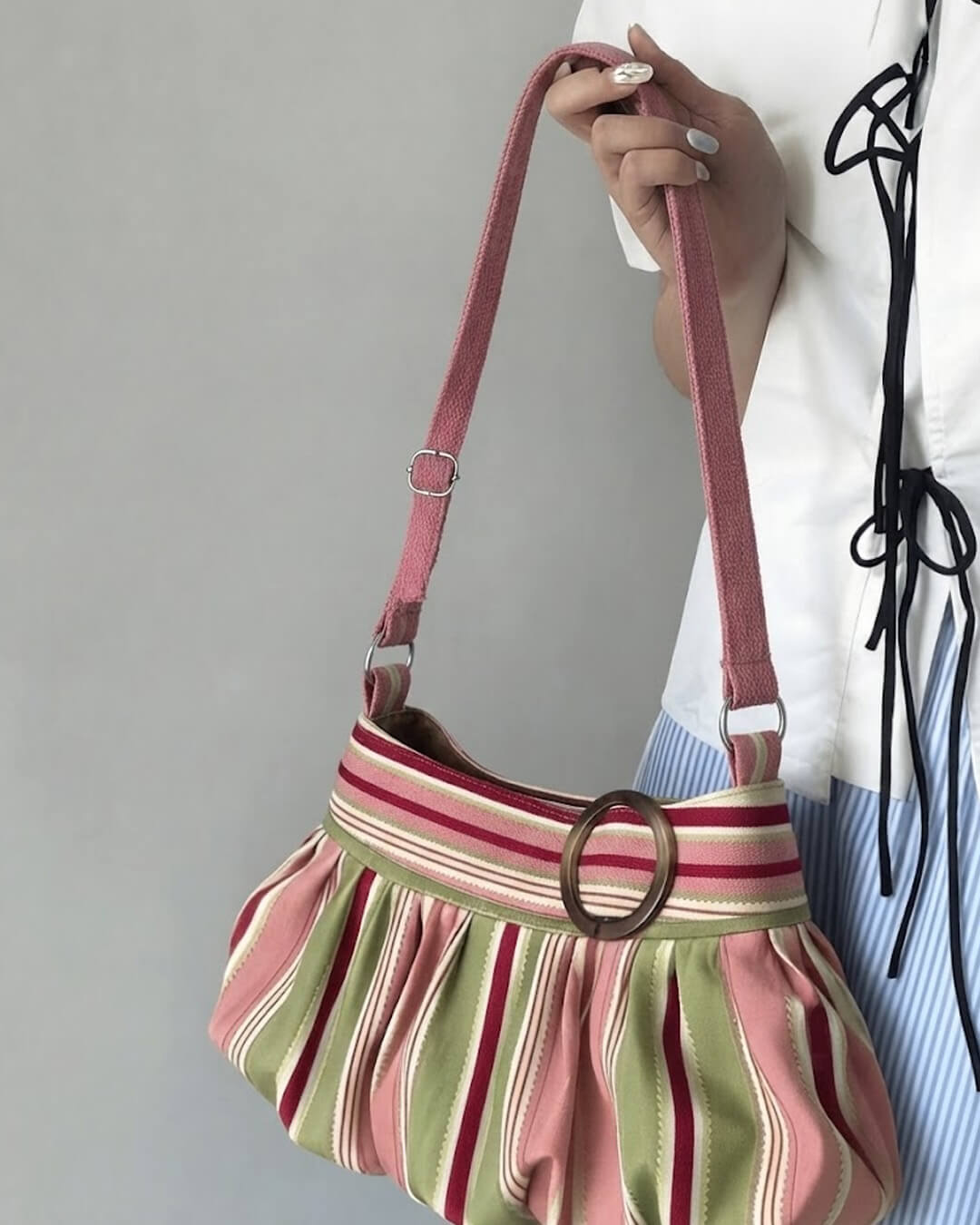 SOKYND Leah Striped Shoulder Bag BagSOKYND-446999-DEF-OS-10359
