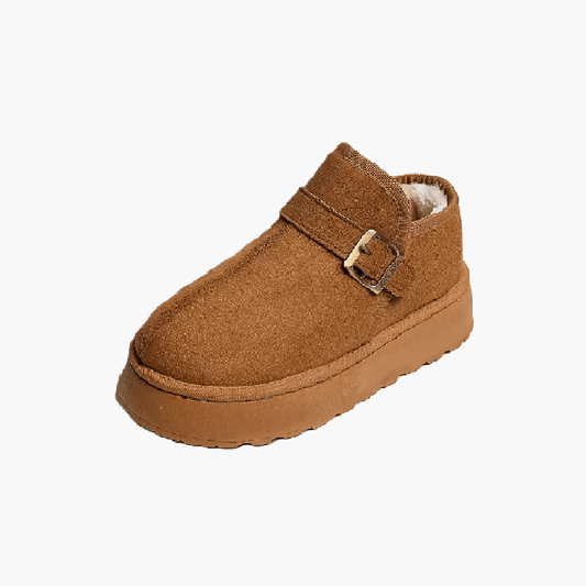 Lena Bottines à Plateforme en Suède Slip-On