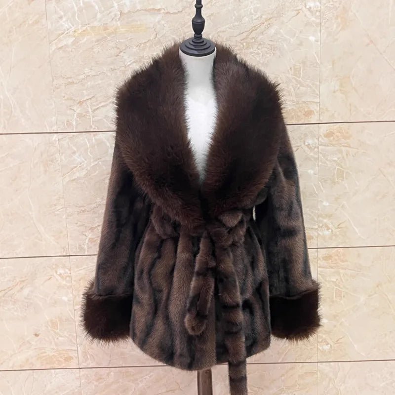 SOKYND Leslie Faux Fur Coat Coats & JacketsBB1767356248749272891MCoffee