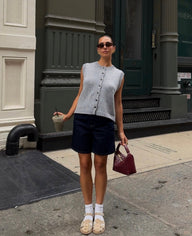Linda Gilet Cardigan à Boutons