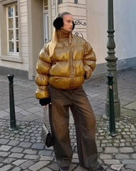 Linda Shiny Puffer Jacket