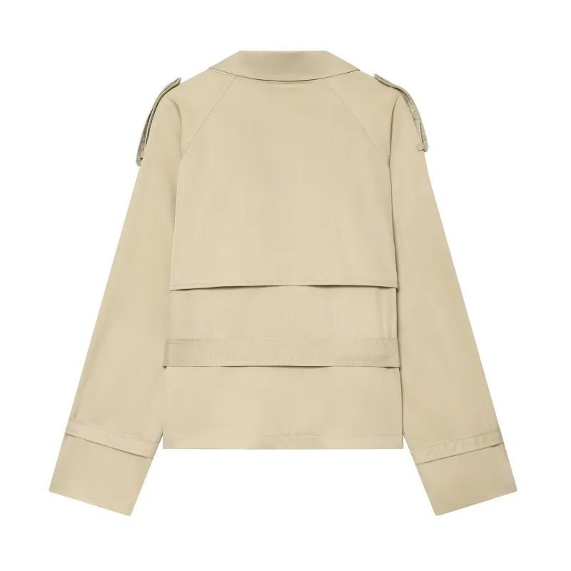 SOKYND Lucy Belted Trench Coat CoatSOKYND-541143-BEI-L-32407BeigeL