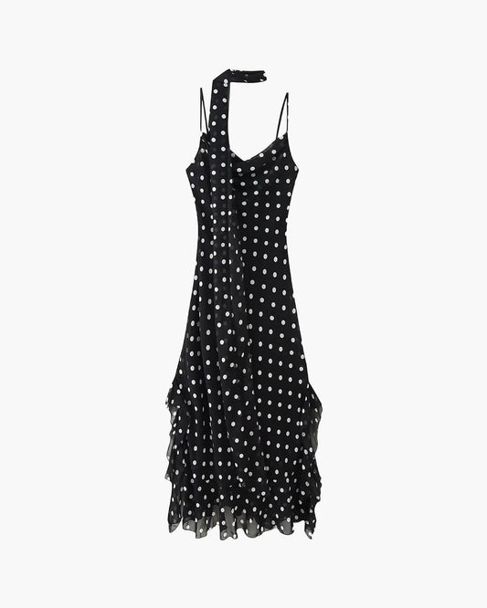 SOKYND Maica Polka Dot Maxi Dress DressXS