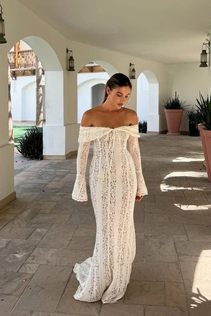 SOKYND Maren Off-Shoulder Lace Maxi Dress DressSOKYND-058903-XL-OS-03735XL