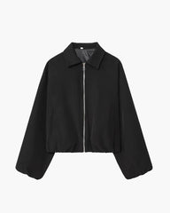 Blouson bomber à manches bouffantes Meera