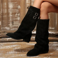 Melanie Bottes Montantes à Boucle Rétro