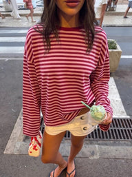 Pull oversize rayé Melissa
