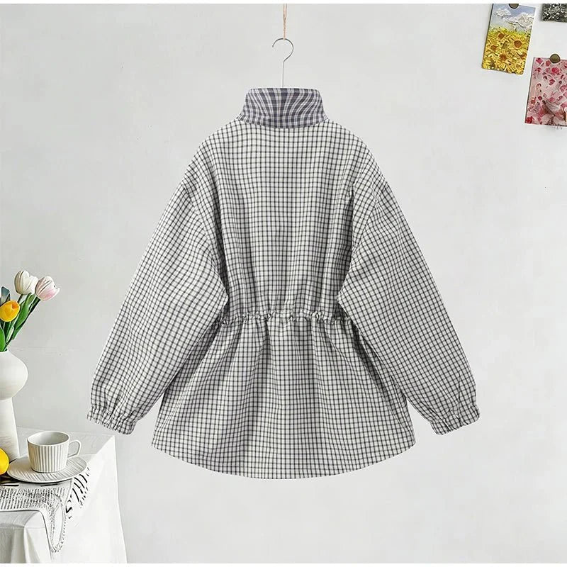 SOKYND Neva Plaid Zip Jacket JacketSOKYND-356183-PLA-M-10839PlaidM