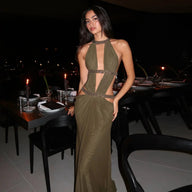 Nicole Robe Maxi Halter