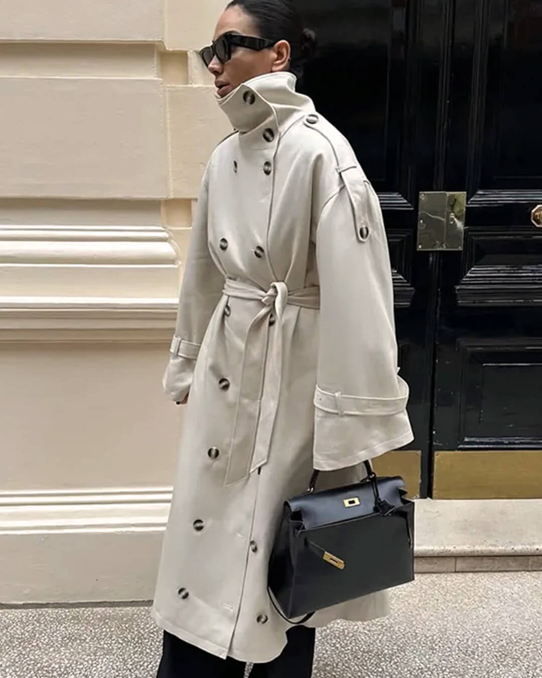 SOKYND Olivia Belted Trench Coat CoatSOKYND-637783-M-OS-98455M