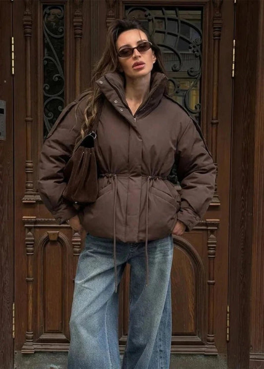 Olivia Doudoune oversize à taille à cordon