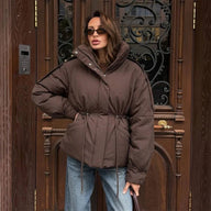 Olivia Doudoune oversize à taille à cordon
