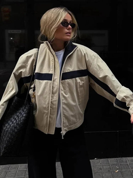 SOKYND Rachel Oversized Bomber Jacket JacketSOKYND-947735-S-OS-88311S