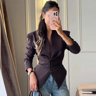 Veste cintrée Tanya à épaules structurées