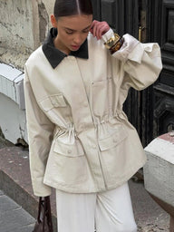 Veste oversize à cordon Teresa