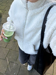 Tessa Veste Teddy zippée