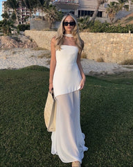 Veronica Robe maxi asymétrique