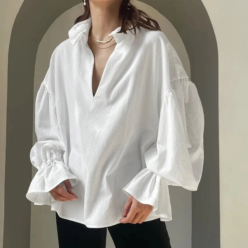 SOKYND Yelena V-Neck Puff Sleeve Blouse TopsSOKYND-719063-DEF-S-32919S